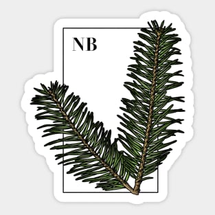 New Brunswick - Balsam Fir Sticker